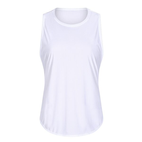 New Yoga Vest Fitness Exercise Sleeveless Blouse Quick-drying Loose Yoga Top - Image 7