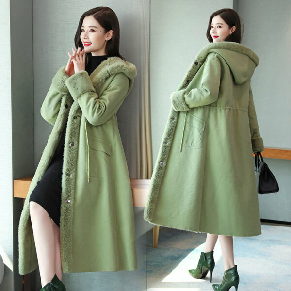 Winter Cotton-padded Jacket Fur Coat Women - Image 3