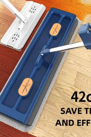 New Style Large Flat Mop 360 Rotating Mop Suitable Various Types Flooring Strong Water Absorption For Home Cleaning Floors