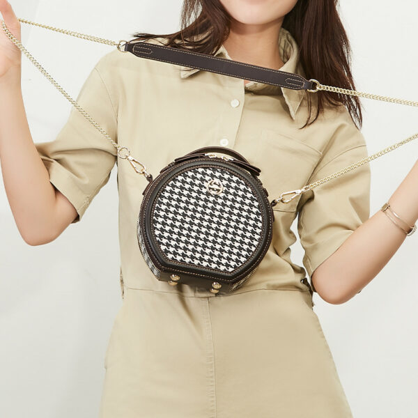 Retro Easy Matching Round Women's Bag Crossbody Shoulder Bag - Image 3