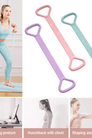 Yoga Fitness Resistance Band, Arm Back Training Elastic Ropes - Pure Barre Workout Chest Arm And Shoulder Stretch Bands Exercise Equipment For Physical Therapy,Yoga,Pilates,Stretching