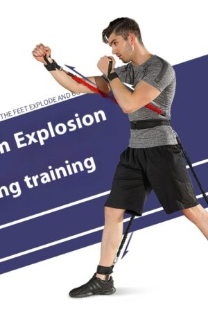 Boxing MMA Taekwondo Elastic String Basketball Bounce Strength Leg Training Explosive Power Resistance Band Fitness Equipment