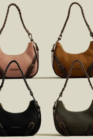Retro Underarm Baguette Shoulder Selenodont Bag