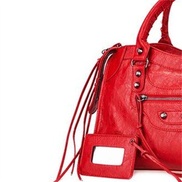 Ladies Hand One Shoulder Crossbody Studded Vintage Fringe Bag - Image 4