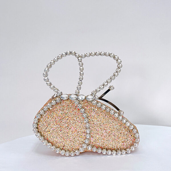 Butterfly Handbag Rhinestone Lady - Image 8
