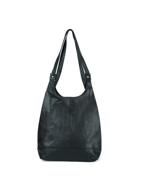 Genuine Leather Simple Stylish And Versatile Portable Shoulder Bag - Image 3