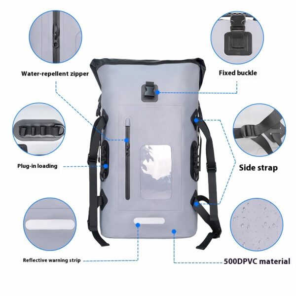 Waterproof Rucksack Outdoor Camping Walking Large Capacity - Image 3