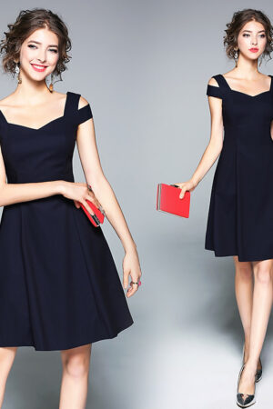 Summer off shoulder dress
