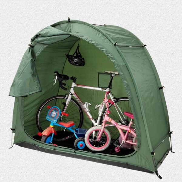 Parked mountain bike folding canopy - Image 4