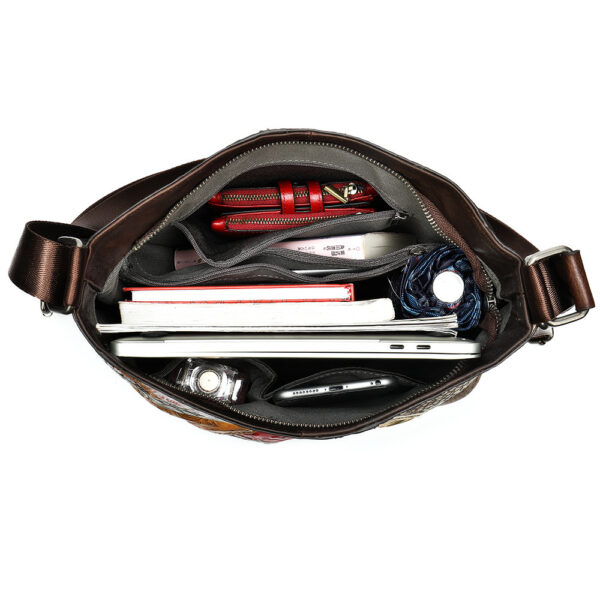 Women's leather shoulder bag - Image 2