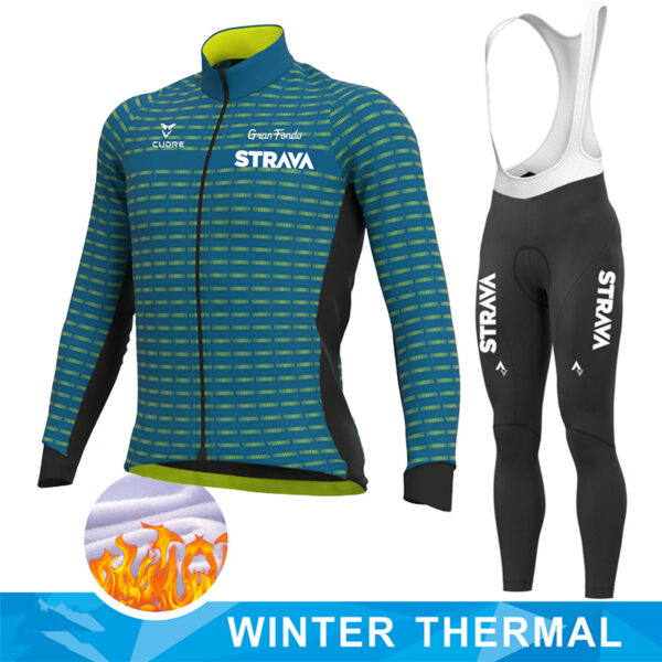Jacket Fleece Thermal Sweater Rossi Cycling Wear - Image 6
