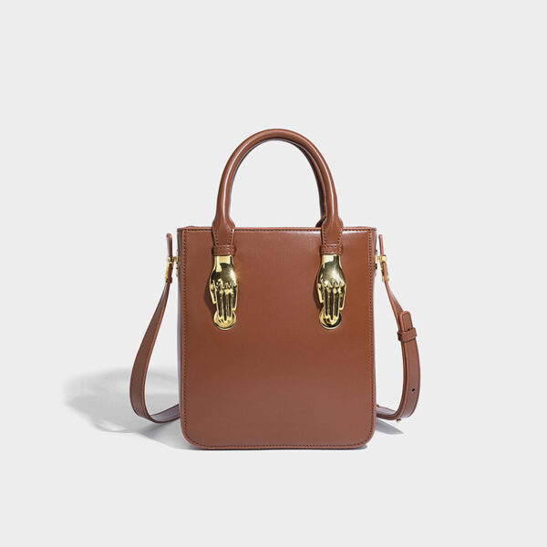 Mini Small Square Bag Metal Handbag Shoulder Crossbody Female Student - Image 3