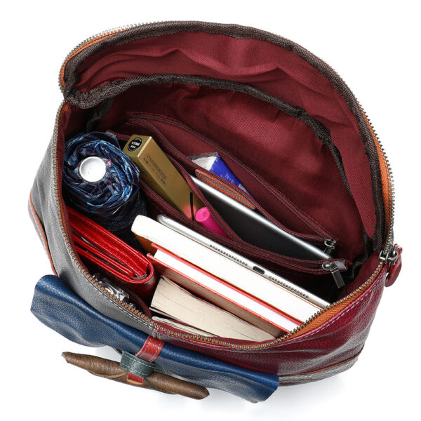 The first layer of leather women's backpack - Image 3