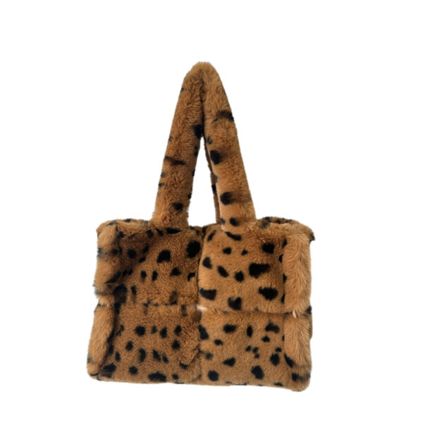 Leopard Print Tote Shoulder Messenger Bag Large Capacity - Image 5