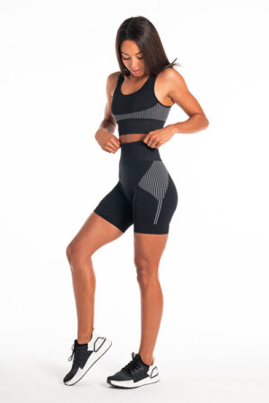 Seamless shorts fitness suit