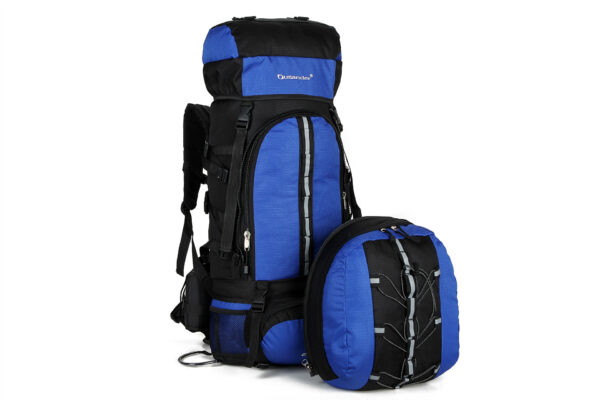 Factory wholesale professional sports 80L mountaineering bun outdoor travel exercise double shoulder bag hiking bag - Image 4