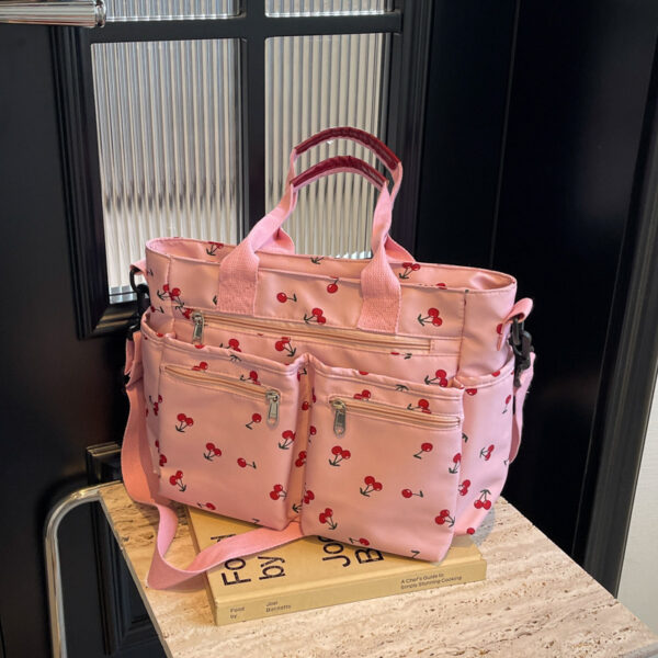 Printed Cherry Women's Shoulder Messenger Bag - Image 3