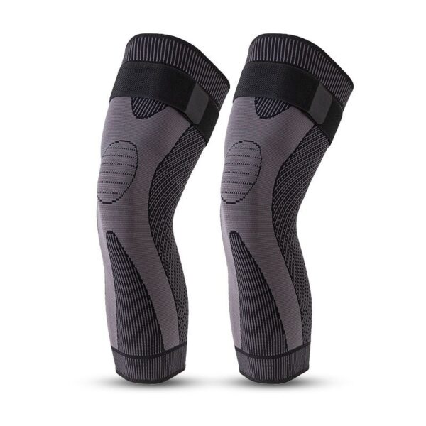 Long Straps Knee Pads Sports Protection Knee Non-Slip Leggings Running Squat Fitness - Image 3