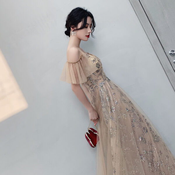 New style Sling Fantasy Fairy Temperament Birthday Party Host Dress Skirt Long - Image 5