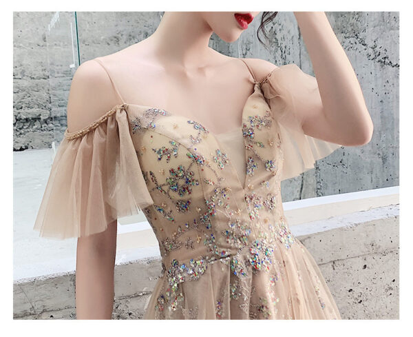 New style Sling Fantasy Fairy Temperament Birthday Party Host Dress Skirt Long - Image 7