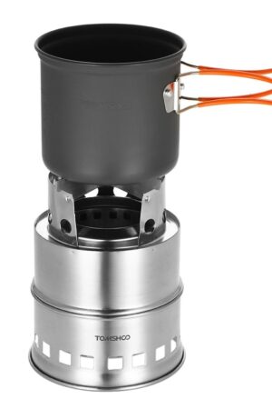 Portable Folding Windproof Wood Burning Stove Compac