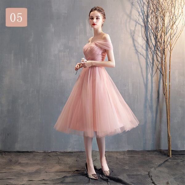 Ladies Fashion Long Simplek Evening Dress - Image 5