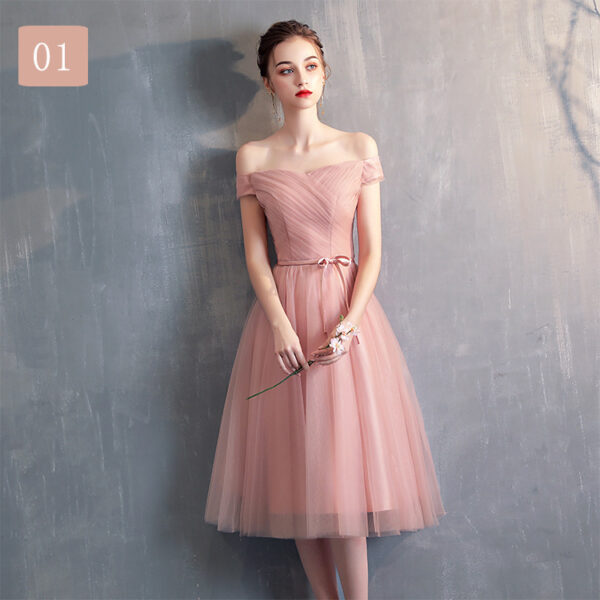 Ladies Fashion Long Simplek Evening Dress - Image 8
