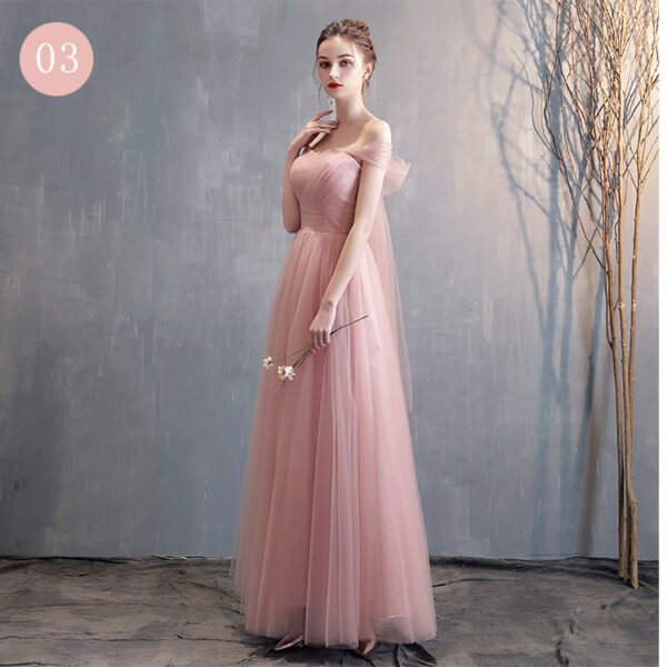 Ladies Fashion Long Simplek Evening Dress - Image 7