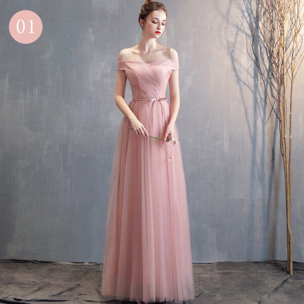 Ladies Fashion Long Simplek Evening Dress - Image 9