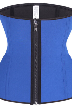 Rubber Zipper Inner-Breasted Waist Corset Sports Fitness Waistband