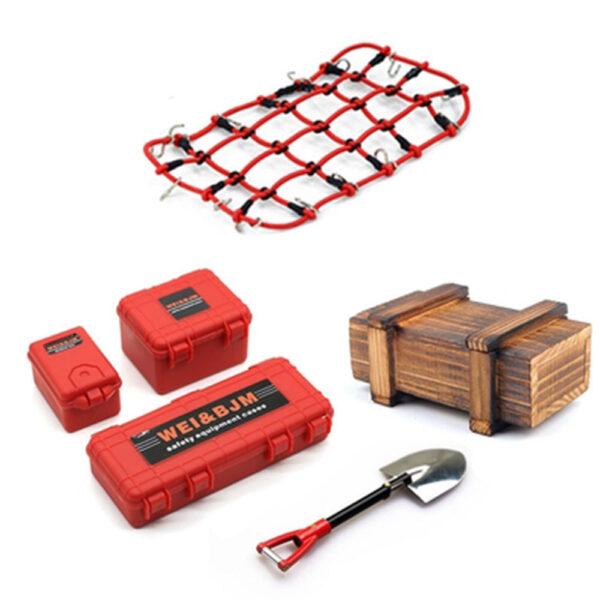 Climbing Car Mood Piece Wooden Suitcase Suitcase Shovel Set Suitable Simulation Piece - Image 2