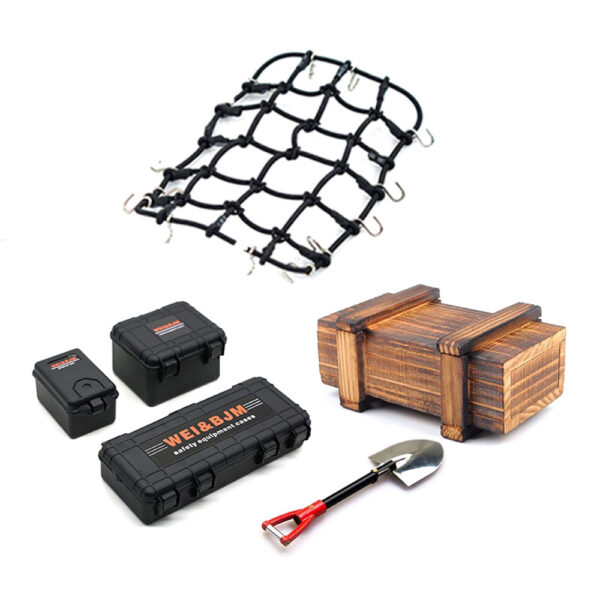 Climbing Car Mood Piece Wooden Suitcase Suitcase Shovel Set Suitable Simulation Piece - Image 5