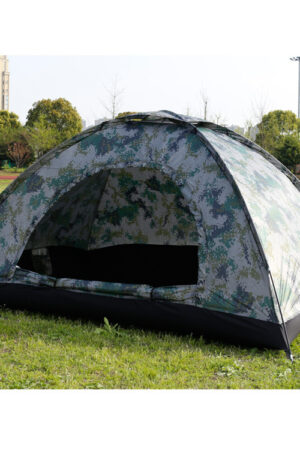 Outdoor Travel Tent 3-4 People Camouflage Mountaineering Tent Beach Camping Tent