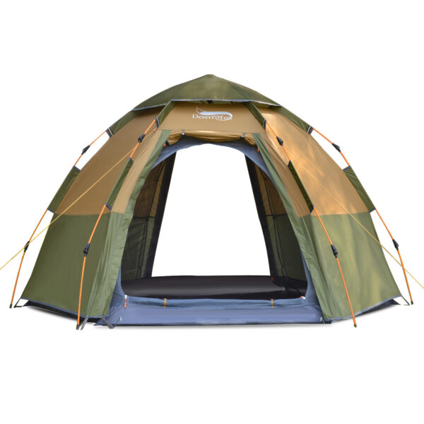 Automatic Hexagonal Tent Multi-Person Double-Layer Outdoor Camping Rain Tent - Image 10