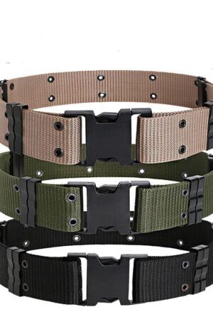Outer Belt Special Forces CS Tactical Belt Nylon Braided Armed Camouflage Belt Military Training Belt
