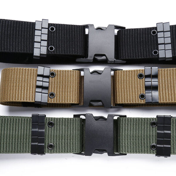 Outer Belt Special Forces CS Tactical Belt Nylon Braided Armed Camouflage Belt Military Training Belt - Image 5