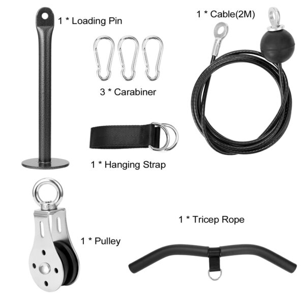 High Drop-down Gantry Pulley Household Horizontal Bar Fitness Equipment Rally - Image 2