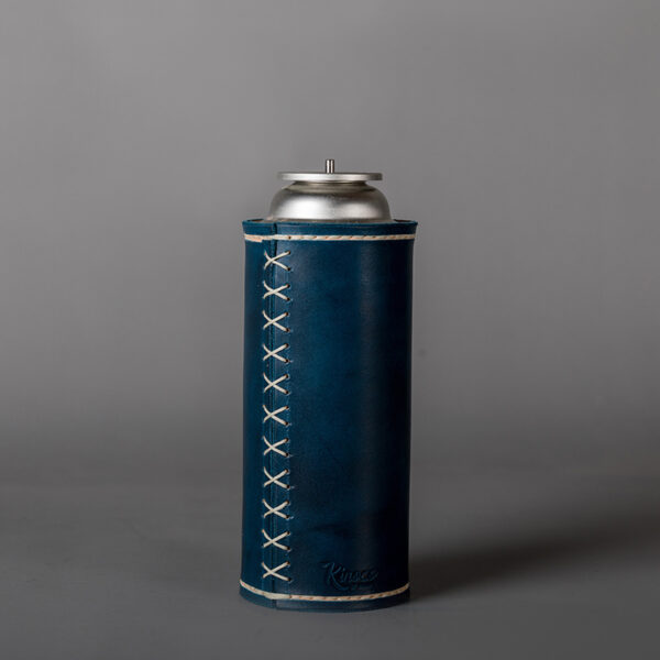 Retro Outdoor Tanned Leather Gas Tank Protective Cover - Image 2