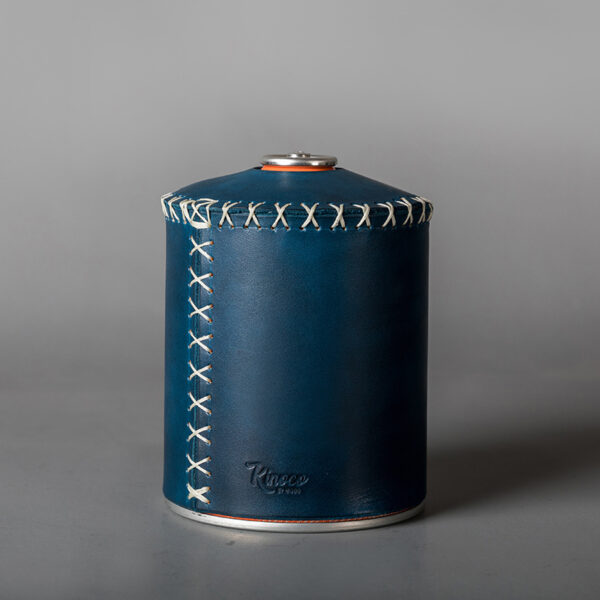 Retro Outdoor Tanned Leather Gas Tank Protective Cover - Image 4