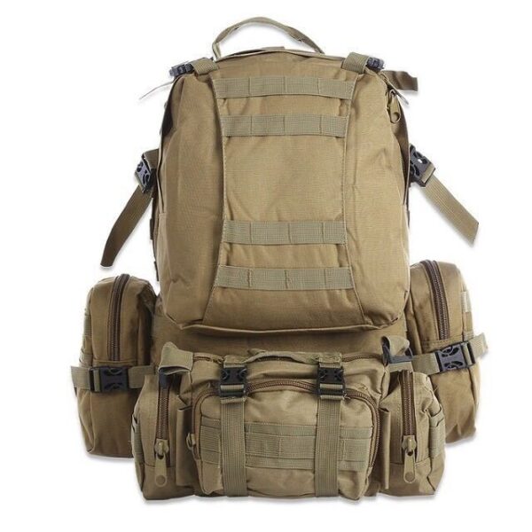 50L Outdoor Backpack Molle Military Tactical Backpack Rucksack Sports Bag Waterproof Camping Hiking Backpack Travel - Image 6