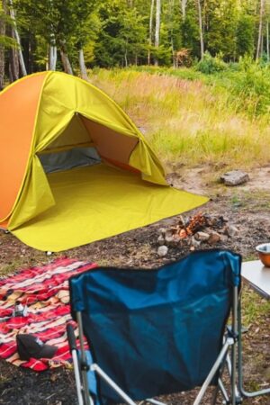 Sunscreen Shelter Tent Anti-UV Pop Up Beach Canopy Outdoor Camping Hiking Tent Travelling Easy Carrying Portable Parts