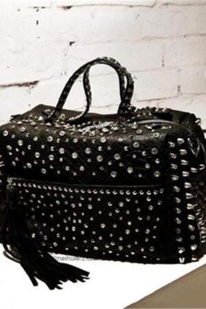Ladies Handbag Personalized Rivet Rhinestone Shoulder Bag
