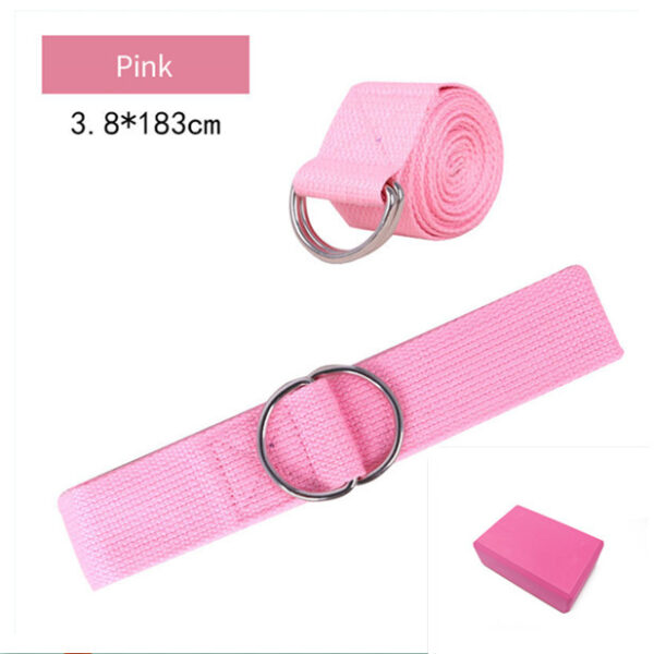 Pure Cotton Yoga Stretch Belt Fitness Tension Belt - Image 4