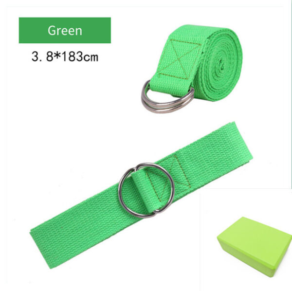 Pure Cotton Yoga Stretch Belt Fitness Tension Belt - Image 5