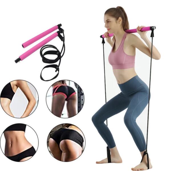 Pilates Bar Fitness Yoga Equipment Household - Image 5