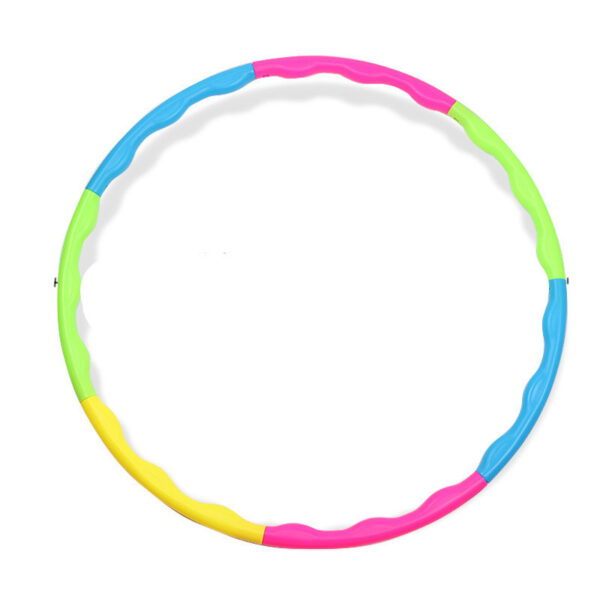 Plastic Fitness Equipment Gymnastics Ring Disassembly Splicing Massage Hoop - Image 2