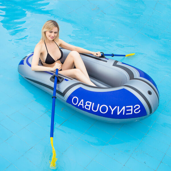 Single Boat Double Inflatable Boat Kayak PVC Boat Hovercraft Fishing Boat - Image 5