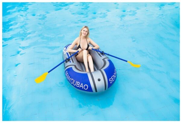 Single Boat Double Inflatable Boat Kayak PVC Boat Hovercraft Fishing Boat - Image 2