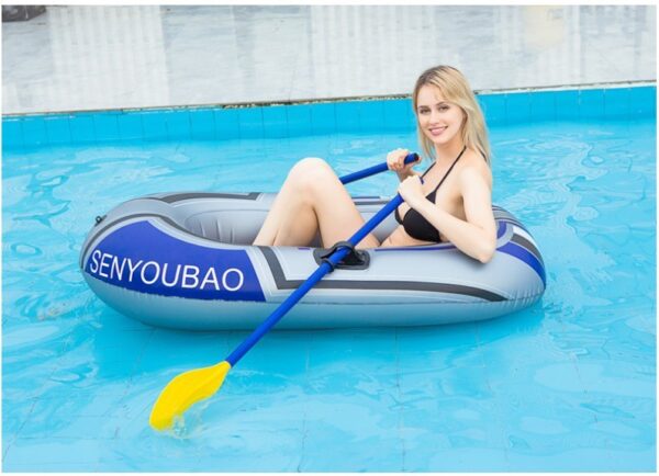 Single Boat Double Inflatable Boat Kayak PVC Boat Hovercraft Fishing Boat - Image 4