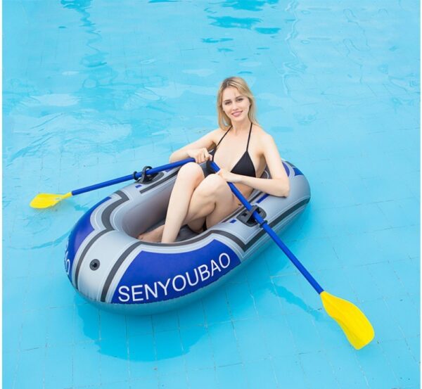 Single Boat Double Inflatable Boat Kayak PVC Boat Hovercraft Fishing Boat - Image 3
